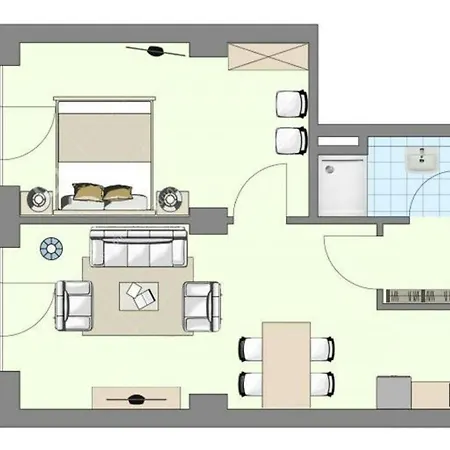 아파트 Strandschloesschen-haus-i-we-7-9866 *